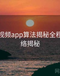 汤不热视频app算法揭秘全程记录脉络揭秘