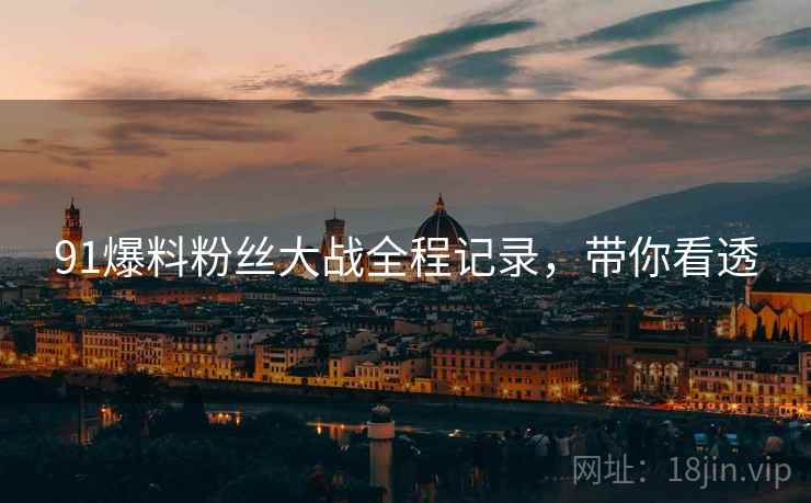 91爆料粉丝大战全程记录，带你看透