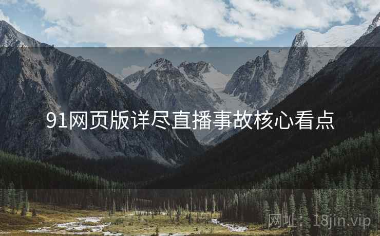 91网页版详尽直播事故核心看点